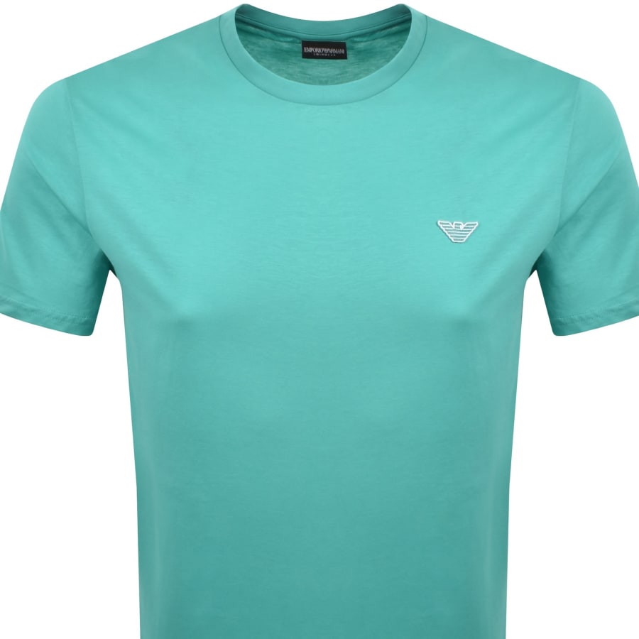 Emporio Armani Logo T Shirt Green | Mainline Menswear us